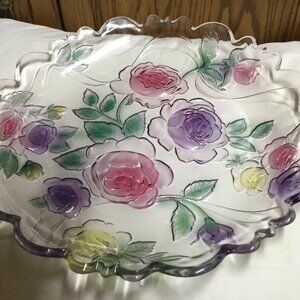 Mikasa Embossed Rose Garden Serving Tray